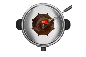 Fonduepata Taurus 1000W - Musta||Hopea - Kotitalous - Ruoanlaitto & leivonta - Padat, kattilat & pannut - Fonduepata