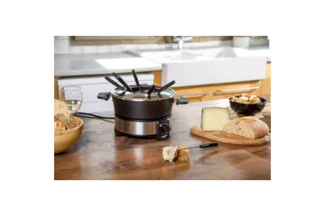 Fonduepata Taurus 1000W - Musta||Hopea - Kotitalous - Ruoanlaitto & leivonta - Padat, kattilat & pannut - Fonduepata