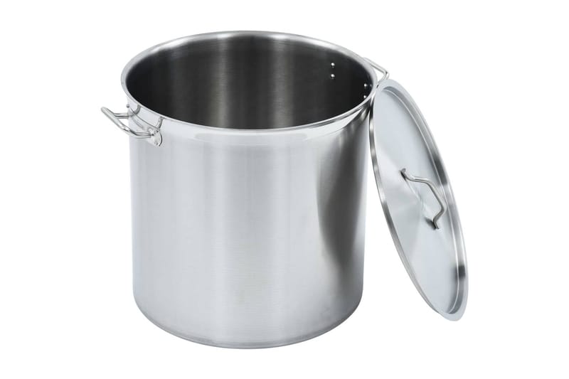 Liemikattila 98 l 50x50 cm ruostumaton teräs - Hopea - Kotitalous - Ruoanlaitto & leivonta - Padat, kattilat & pannut - Kattila