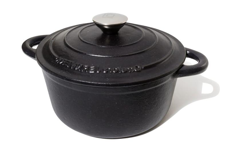 Orrefors Valurautapata, 22x10cm Musta