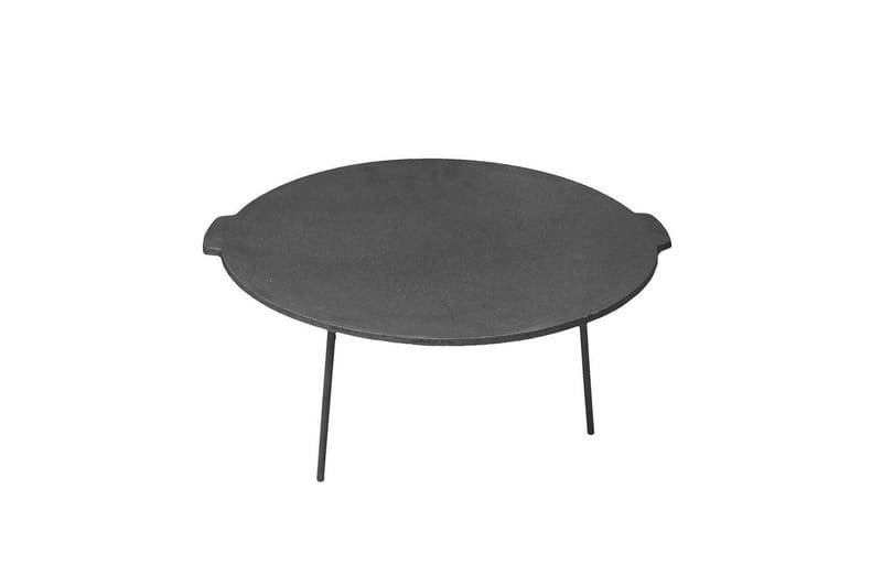 Paistinpannu Mustang Valurauta jaloilla 45cm, Musta