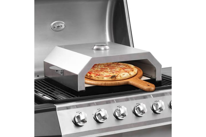 Pizzauuni keraamisella kivellä kaasu tai hiiligrilliin - Monivärinen - Vuoat & astiat - Paistokivi & pizzakivi