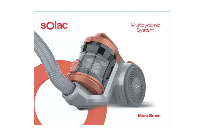 Pölynimuri Solac More Brave pölypussiton 800W - Kotitalous - Siivous & vaatehuolto - Pölynimurit - Lattiapölynimuri