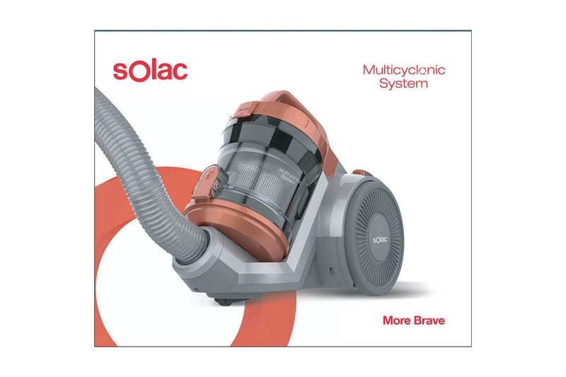 Pölynimuri Solac More Brave pölypussiton 800W - Kotitalous - Siivous & vaatehuolto - Pölynimurit - Lattiapölynimuri