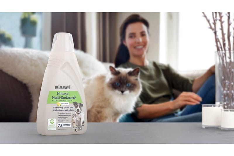 Lattianpuhdistusaine Bissell Natural Multi-Surface Lemmikit - Valkoinen||Vihreä - Kotitalous - Siivous & vaatehuolto - Pölynimurit - Pölynimuritarvikkeet
