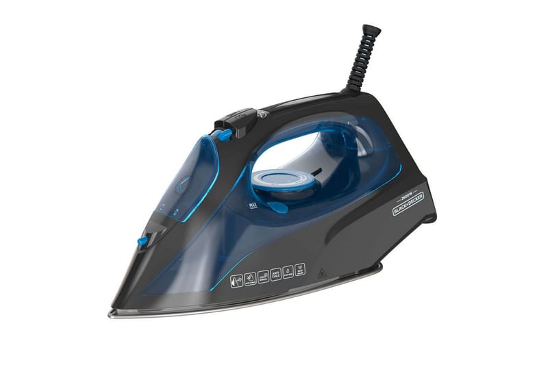 Höyrysilitysrauta Black+Decker 2600W Sininen - Kotitalous - Siivous & vaatehuolto - Vaatehuolto - Höyrysilitysrauta & höyryasema