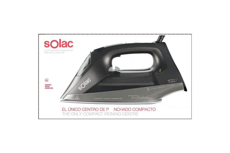 Höyrysilitysrauta Solac Easy Temp Evolution Pro - Kotitalous - Siivous & vaatehuolto - Vaatehuolto - Höyrysilitysrauta & höyryasema