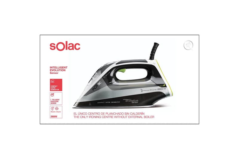 Höyrysilitysrauta Solac Intelligent Evolution Sensor 2800W - Monivärinen - Kotitalous - Siivous & vaatehuolto - Vaatehuolto - Höyrysilitysrauta & höyryasema