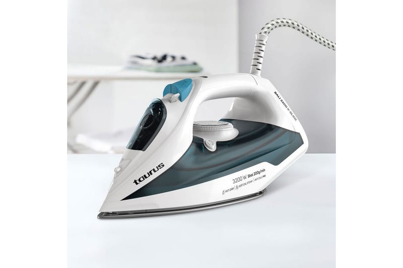 Höyrysilitysrauta Taurus Bali 3200 X-Slide - Sininen||Valkoinen - Kotitalous - Siivous & vaatehuolto - Vaatehuolto - Höyrysilitysrauta & höyryasema