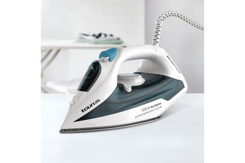 Höyrysilitysrauta Taurus Bali 3200 X-Slide - Sininen||Valkoinen - Kotitalous - Siivous & vaatehuolto - Vaatehuolto - Höyrysilitysrauta & höyryasema