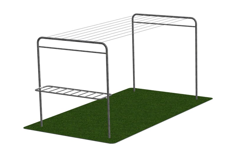 Yhdistetty Matto/kuivausteline 110 Harmaa - Varax - Kotitalous - Siivous & vaatehuolto - Vaatehuolto - Kuivausteline