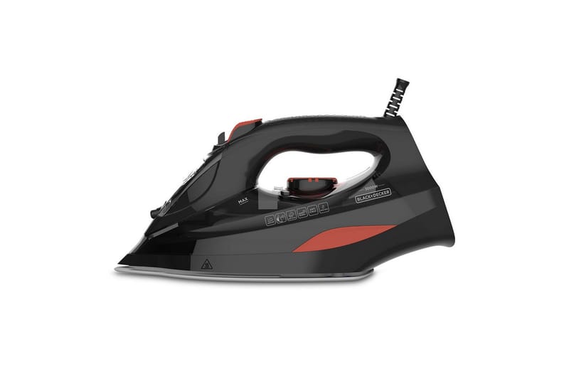 Silitysrauta Black+Decker Musta 3000W - Kotitalous - Siivous & vaatehuolto - Vaatehuolto - Höyrysilitysrauta & höyryasema