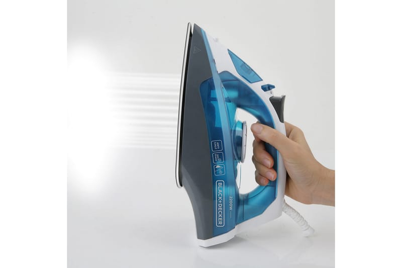 Höyrysilitysrauta Black+Decker 2200W Sininen - Sininen||Musta - Kotitalous - Siivous & vaatehuolto - Vaatehuolto - Silitysrauta