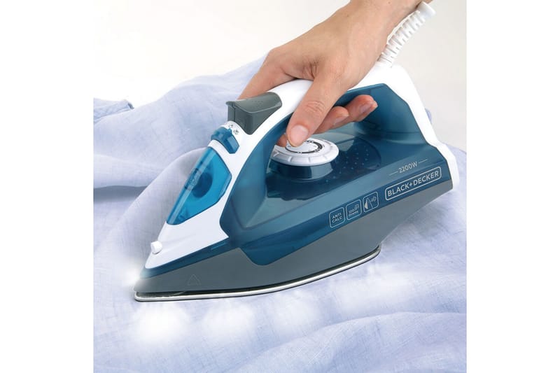Höyrysilitysrauta Black+Decker 2200W Sininen - Sininen||Musta - Kotitalous - Siivous & vaatehuolto - Vaatehuolto - Höyrysilitysrauta & höyryasema