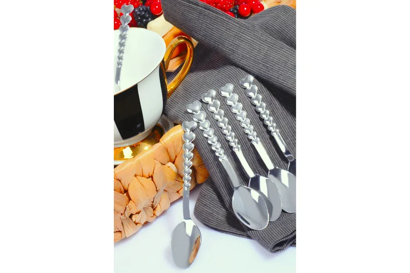 Lusikkasetti 12-pak - Hopea - Kotitalous - Tarjoilu & kattaus - Aterimet - Tarjoiluvälineet