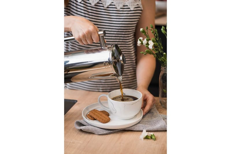 Kahviprässi Maku Gastro 1L teräs - Valkoinen - Kotitalous - Tarjoilu & kattaus - Kannut & karahvit - Pressopannu