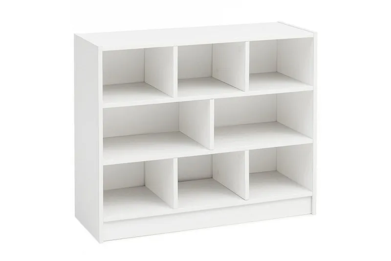 Kirjahylly Wohnling Lastulevyä, 8 säilytyshyllyä, undefined