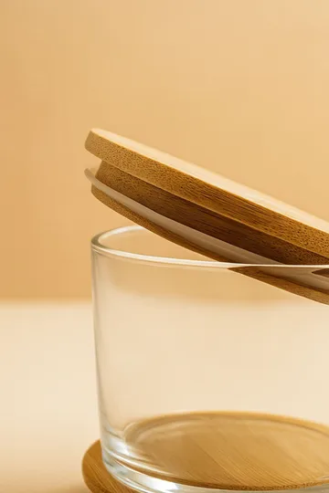 Säilytysrasiat, setti (12 osaa) Opviq Cleo Shelf (8 x 8 x 5 cm) Läpinäkyvä tammi - Läpinäkyvä tammi - Kotitalous - Tarjoilu & kattaus - Kannut & karahvit - Lasipullo