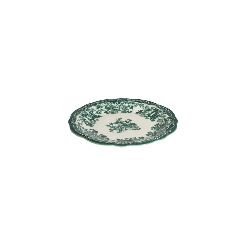 Astiasetti (24 osaa) Opviq Velour Green Fulya 24 (32 x 36 x 41 cm) Valkoinen vihreä - Valkoinen ja vihreä - Kotitalous - Tarjoilu & kattaus - Astiasto