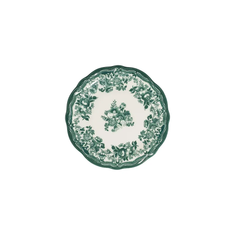 Astiasetti (24 osaa) Opviq Velour Green Fulya 24 (32 x 36 x 41 cm) Valkoinen vihreä - Valkoinen ja vihreä - Kotitalous - Tarjoilu & kattaus - Astiasto
