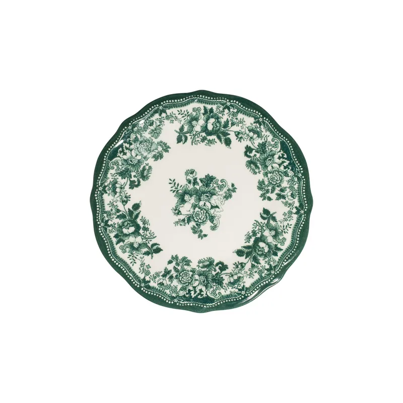 Astiasetti (24 osaa) Opviq Velour Green Fulya 24 (32 x 36 x 41 cm) Valkoinen vihreä - Valkoinen ja vihreä - Kotitalous - Tarjoilu & kattaus - Astiasto