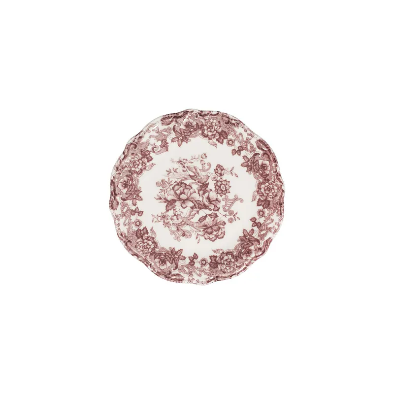 astiasto (24 osaa) Opviq Antigue Fulya 24 (32 x 36 x 41 cm) Valkoinen tummanviininpunainen - Valkoinen ja tumma viininpunainen - Kotitalous - Tarjoilu & kattaus - Astiasto