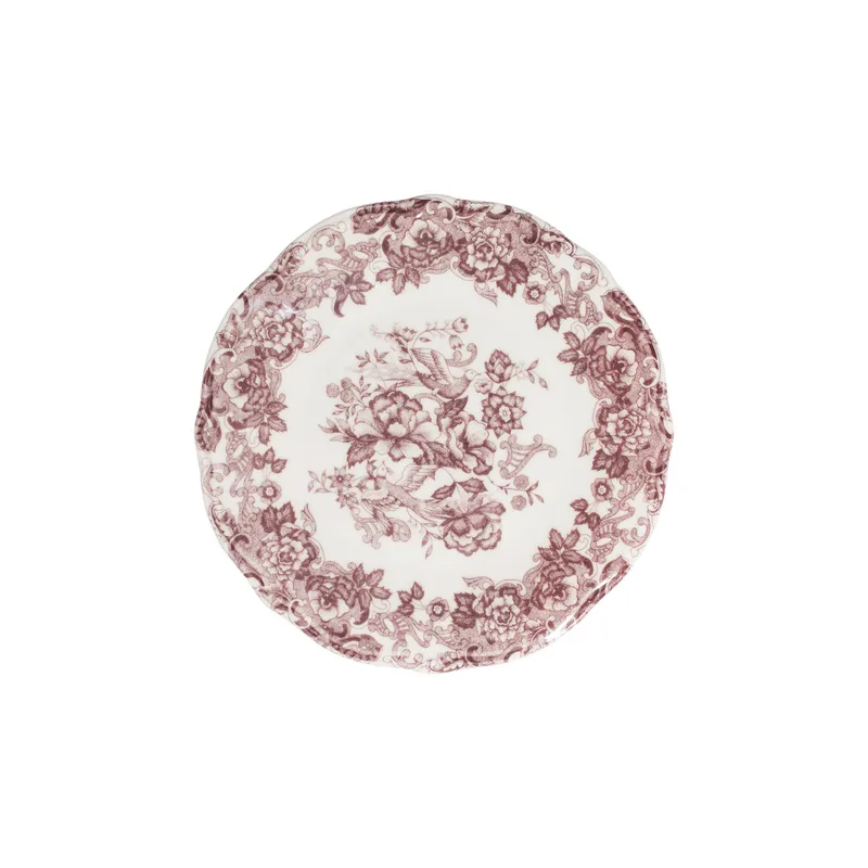 astiasto (24 osaa) Opviq Antigue Fulya 24 (32 x 36 x 41 cm) Valkoinen tummanviininpunainen - Valkoinen ja tumma viininpunainen - Kotitalous - Tarjoilu & kattaus - Astiasto