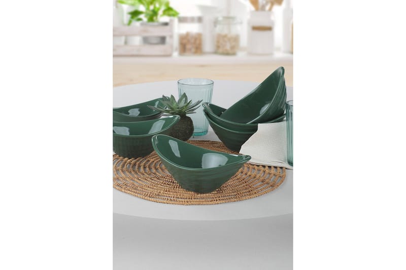 Kulhosetti 6-pak - Vihreä - Kotitalous - Tarjoilu & kattaus - Astiasto