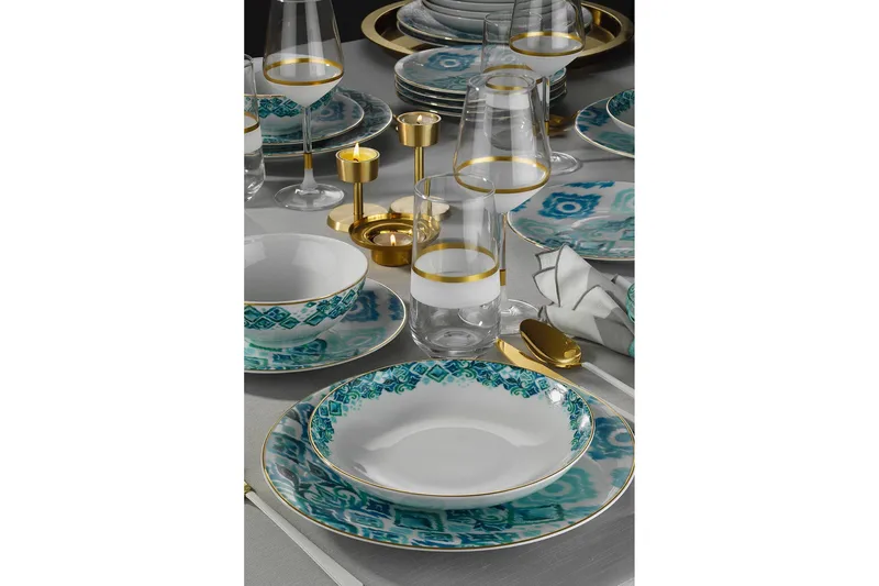 Laustassetti 24-pak - Monivärinen - Kotitalous - Tarjoilu & kattaus - Astiasto