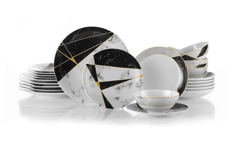 Lautassetti 24-pak, Monivärinen