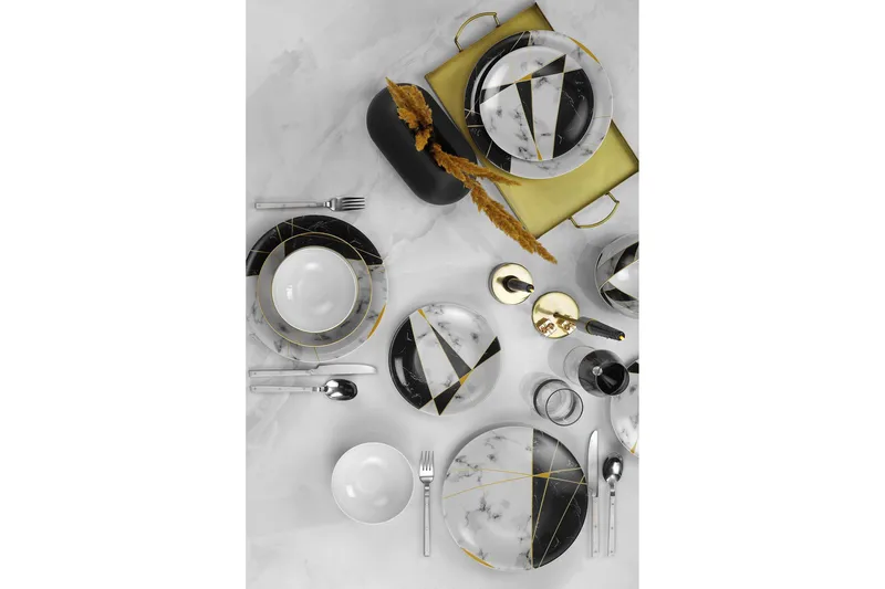 Lautassetti 24-pak - Monivärinen - Kotitalous - Tarjoilu & kattaus - Astiasto