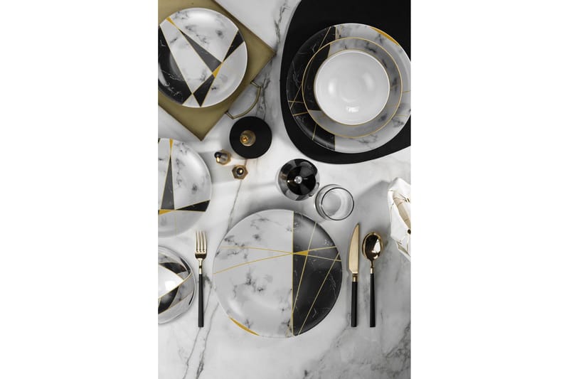 Lautassetti 24-pak - Monivärinen - Kotitalous - Tarjoilu & kattaus - Astiasto