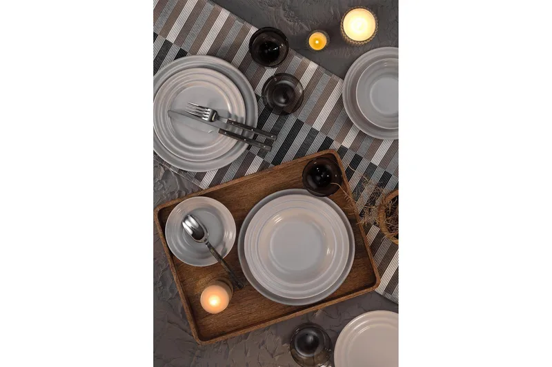 Lautassetti 24-pak - Beige - Kotitalous - Tarjoilu & kattaus - Astiasto