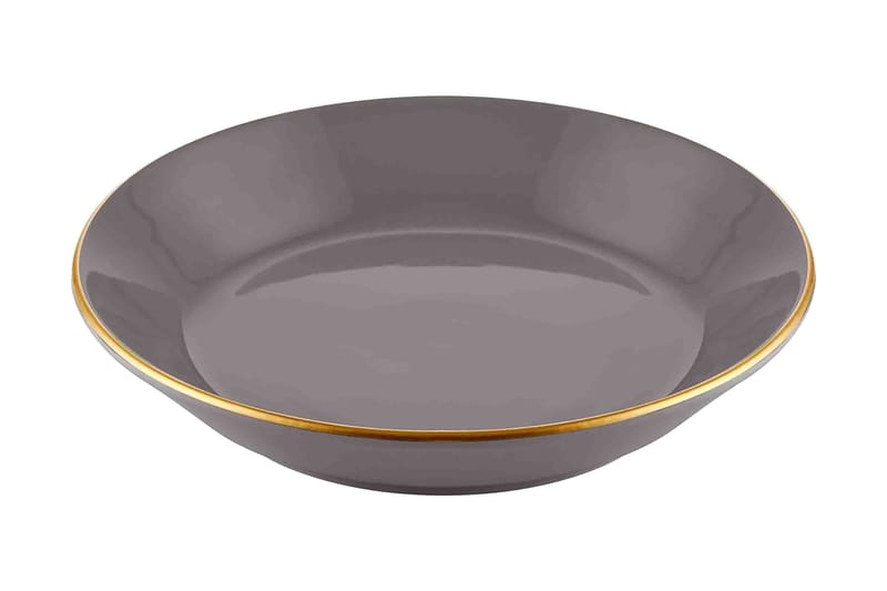 Lautassetti 6-pak, Harmaa