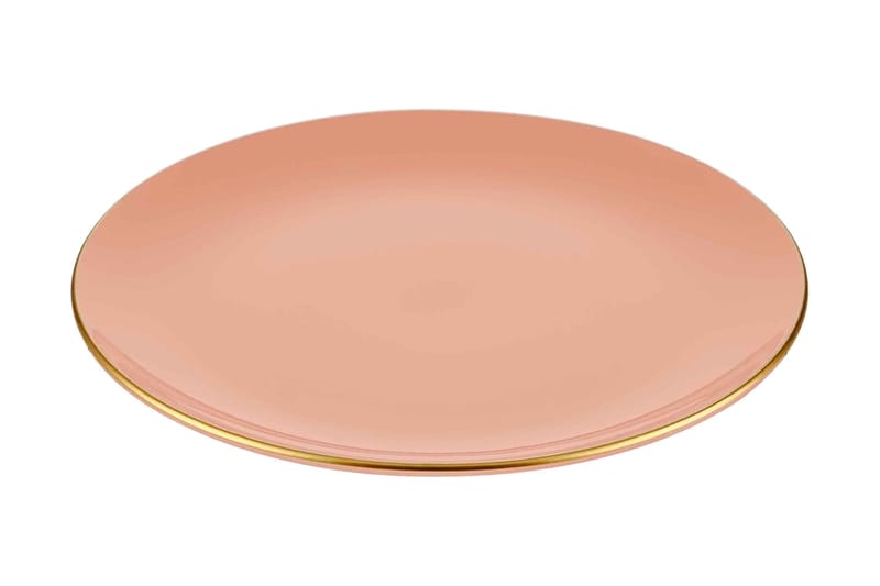 Lautassetti 6-pak, Lohenpunainen