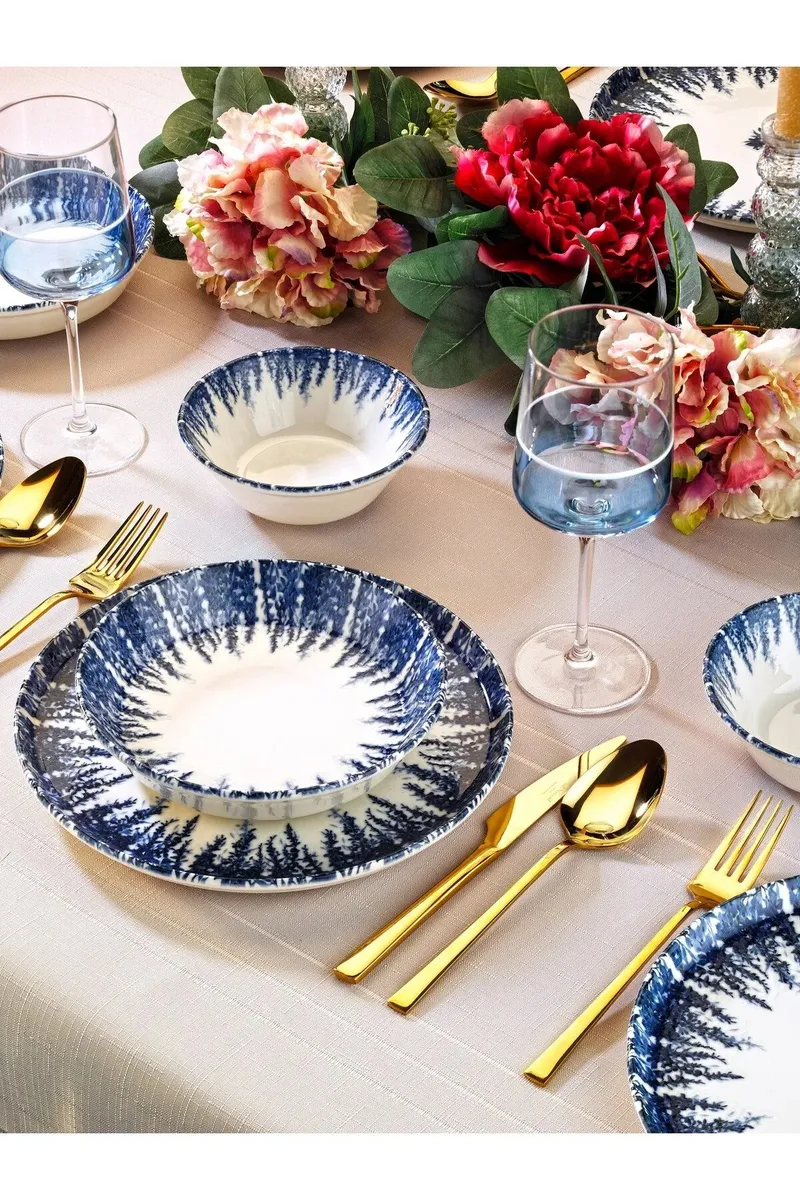 Dinner Set (12 Pieces) Hermia - Kotitalous - Tarjoilu & kattaus - Astiasto - Lautassetti