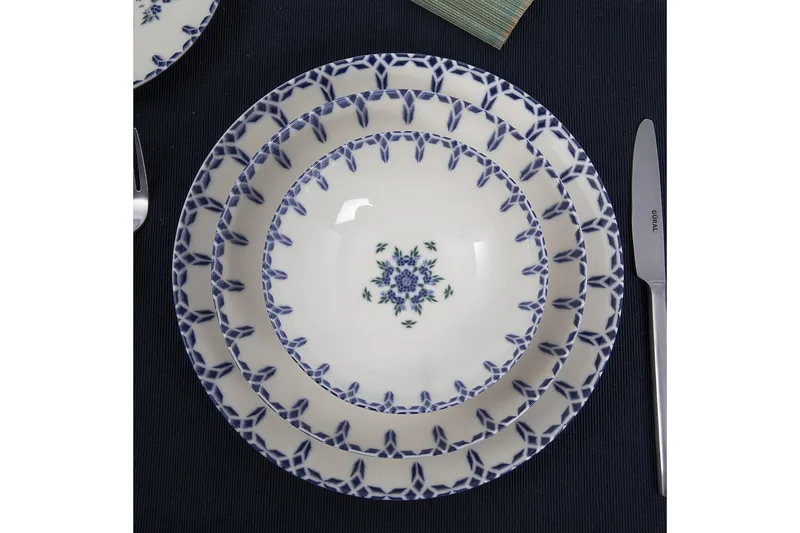 Lautassetti Subatan 24 osaa - Posliini/Valkoinen - Kotitalous - Tarjoilu & kattaus - Astiasto