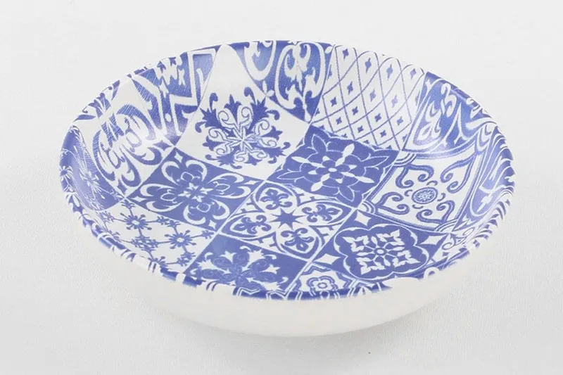 Leipälautaset, Valkoinen/Tummansininen