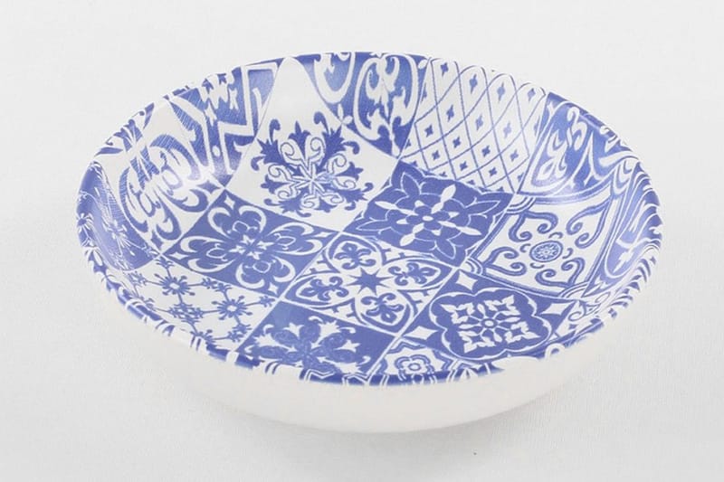 Leipälautaset, Valkoinen/Tummansininen