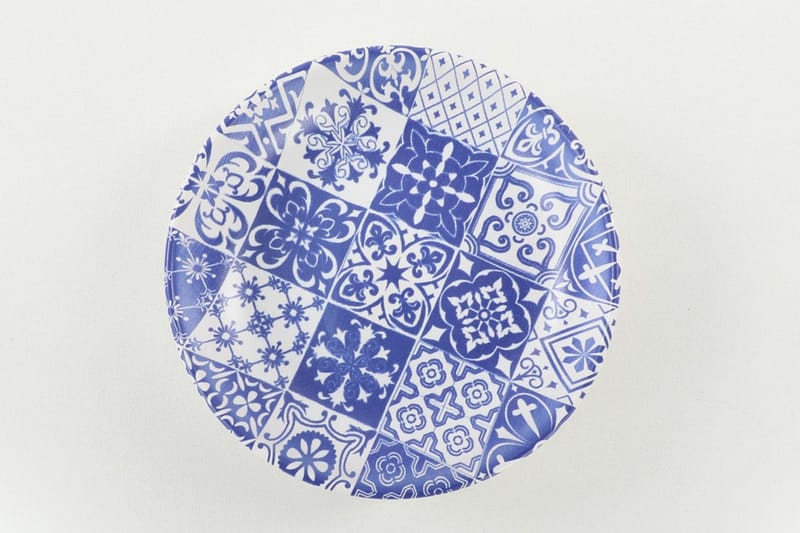 Leipälautaset - Valkoinen/Tummansininen - Kotitalous - Tarjoilu & kattaus - Astiasto