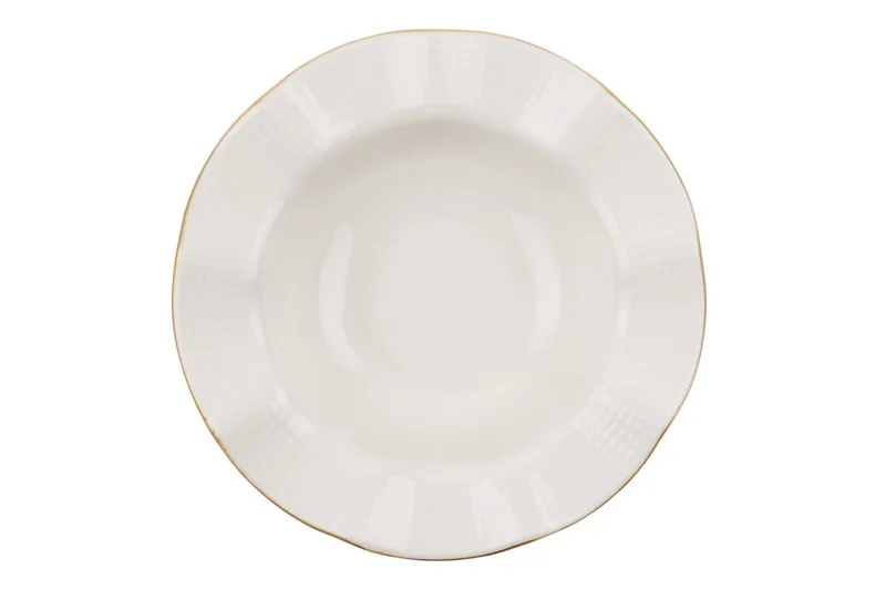 Ruoka-astiasto Adine 24 osaa Posliini - Kerma/Kulta - Kotitalous - Tarjoilu & kattaus - Astiasto