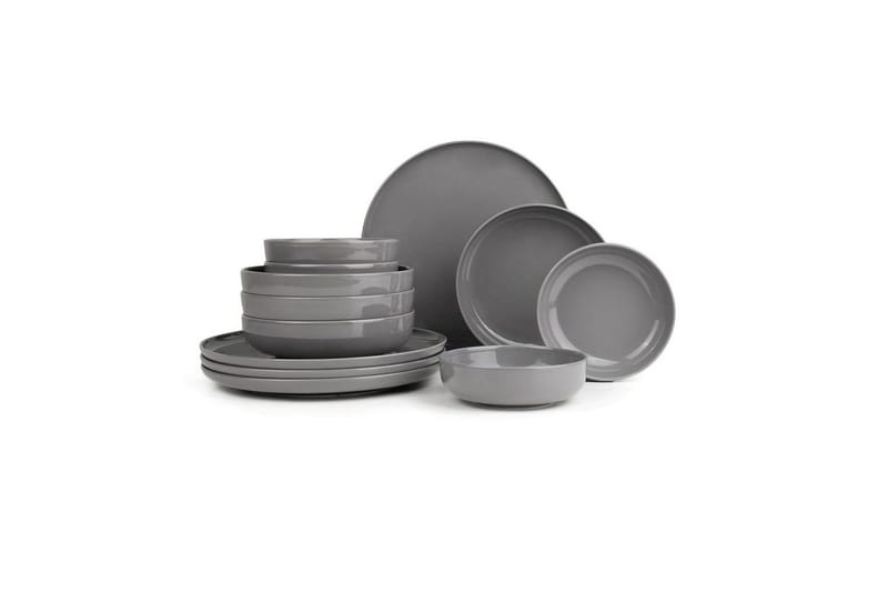 Ruokailuvälinesetti (12 osaa) Athodna Antrasiitti, Antrasiitti