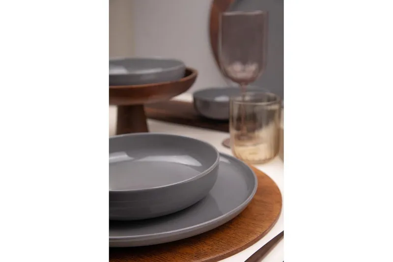 Ruokailuvälinesetti (12 osaa) Athodna Antrasiitti - Antrasiitti - Kotitalous - Tarjoilu & kattaus - Astiasto