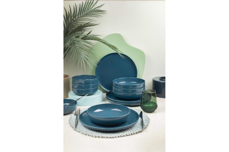 Ruokailuvälinesetti (12 osaa) Seremonia Tummansininen - Tummansininen - Kotitalous - Tarjoilu & kattaus - Astiasto