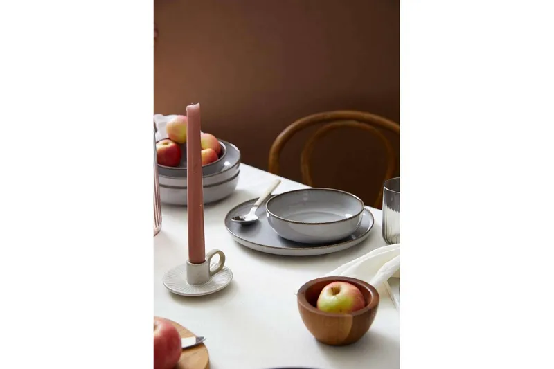 Ruokailuvälinesetti (12 osaa) Pinewick harmaa - Hiilenharmaa - Kotitalous - Tarjoilu & kattaus - Astiasto