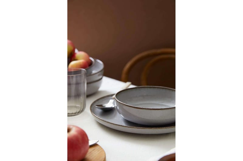 Ruokailuvälinesetti (12 osaa) Pinewick harmaa - Hiilenharmaa - Kotitalous - Tarjoilu & kattaus - Astiasto