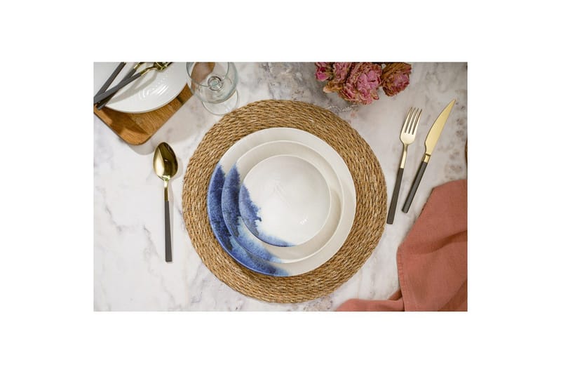 Ruokailuvälinesetti (24 osaa) Avanna Monivärinen - Monivärinen - Kotitalous - Tarjoilu & kattaus - Astiasto