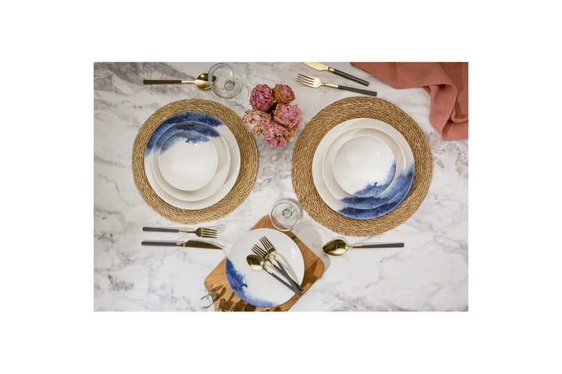 Ruokailuvälinesetti (24 osaa) Avanna Monivärinen - Monivärinen - Kotitalous - Tarjoilu & kattaus - Astiasto