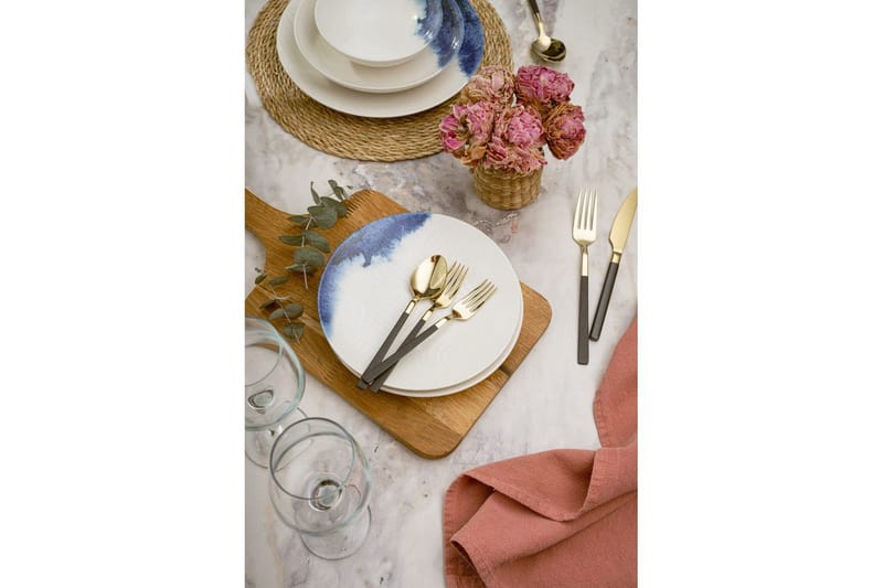 Ruokailuvälinesetti (24 osaa) Avanna Monivärinen - Monivärinen - Kotitalous - Tarjoilu & kattaus - Astiasto