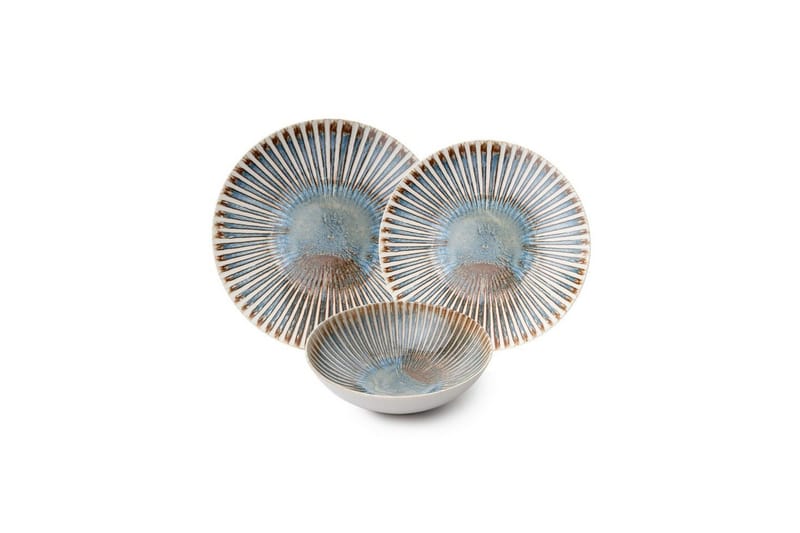 Ruokailuvälinesetti (24 osaa) Harrowen Monivärinen, Monivärinen